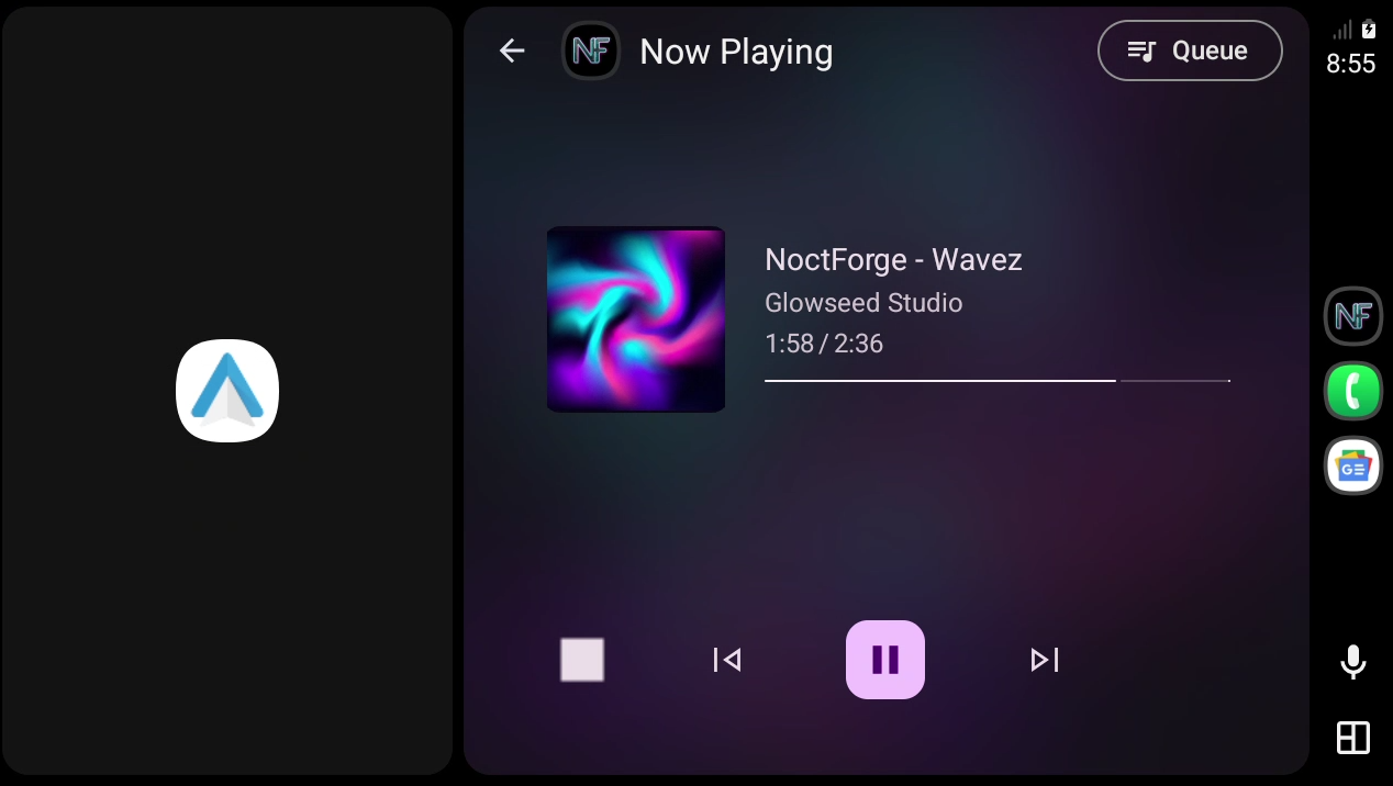 NoctForge on Android Auto